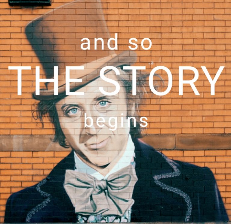 storytelling con willy wonka